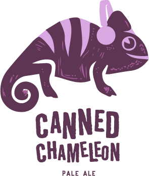 Canned Chameleon Pale Ale bee