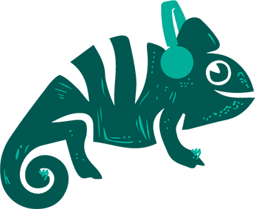 Canned Chameleon Pale Ale beer turquoise can